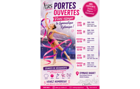 PORTES OUVERTES septembre 2026