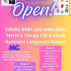 BABY GRS - Nouveau Créneaux le Mercredi